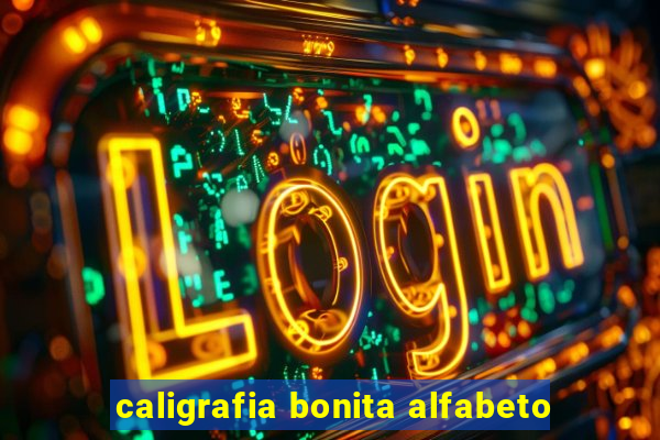 caligrafia bonita alfabeto